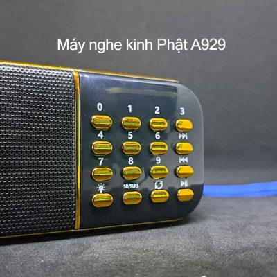 Máy nghe tụng kinh niệm phật A929 có 54 bài niệm phật